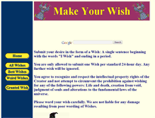 Tablet Screenshot of makeyourwish.italianalmanac.org